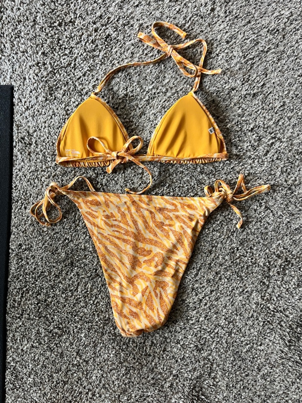 aerie Tiger-Print Two-Piece Bikini - Picture 5 of 6